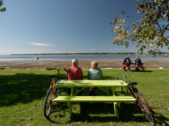 La cache du Lac Champlain - Montérégie - bord du lac Champlain