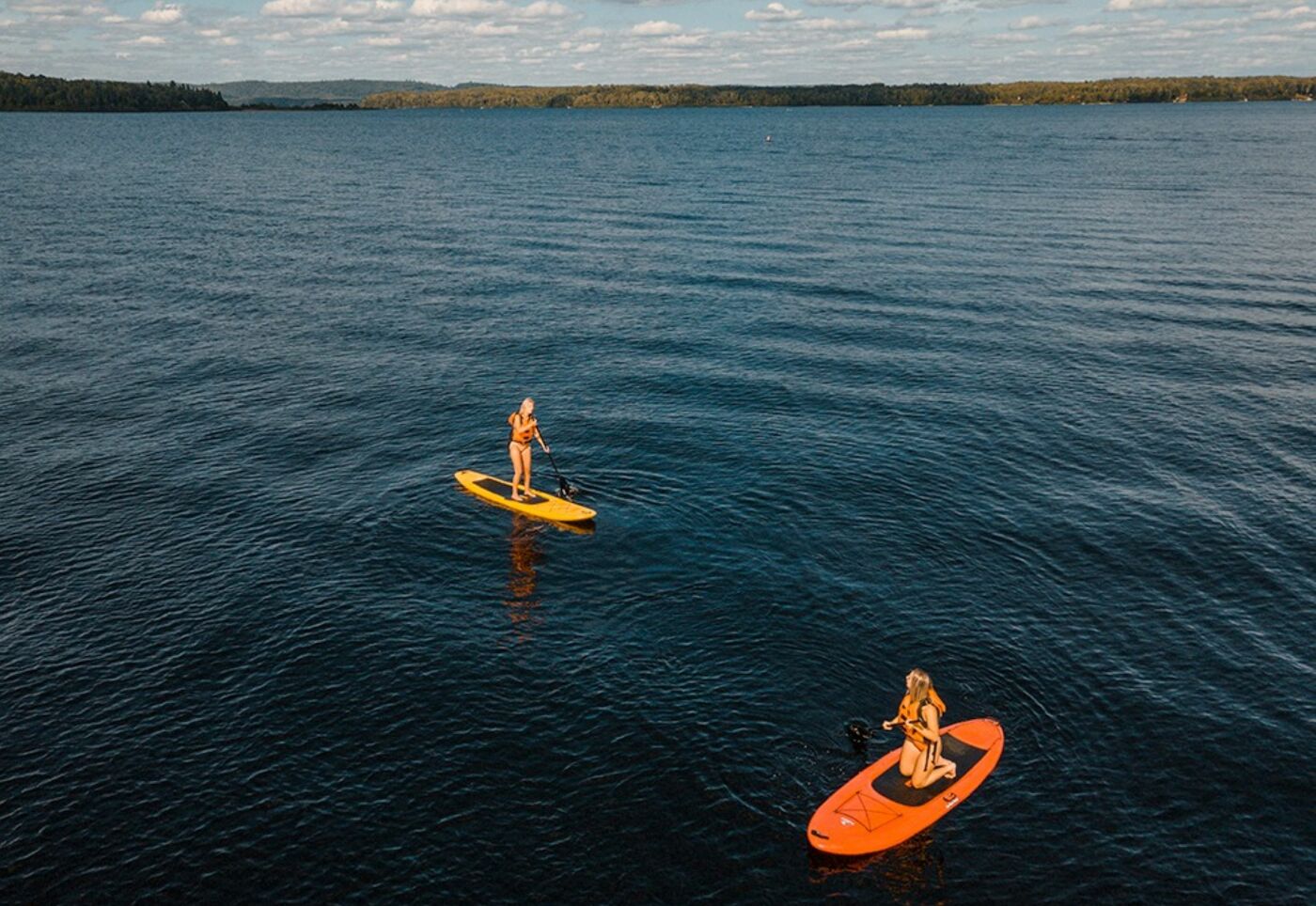 Auberge du Lac Taureau - Lanaudière - paddleboard 