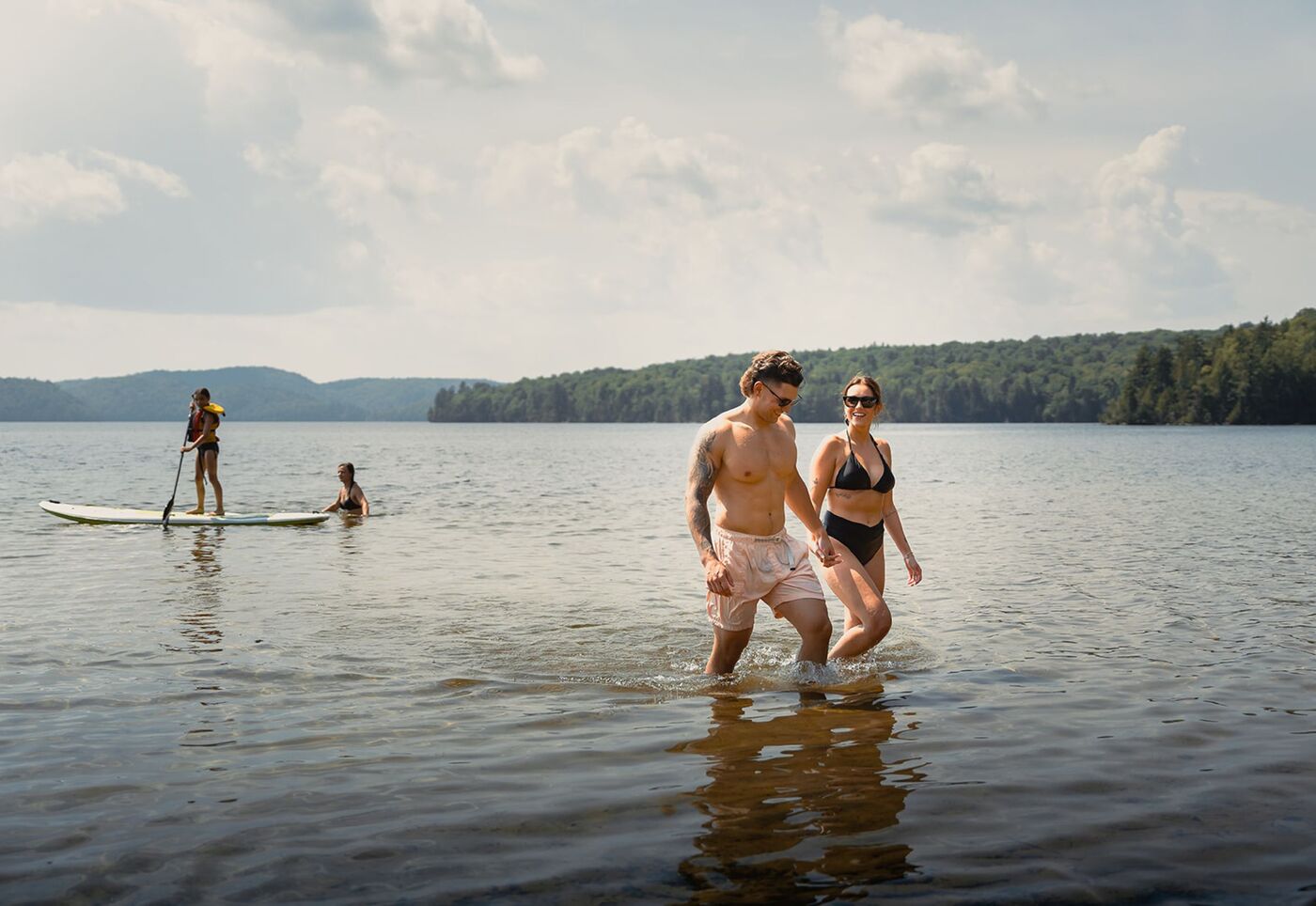 Auberge du Lac-À-l'Eau-Claire - Mauricie - plein air - couple