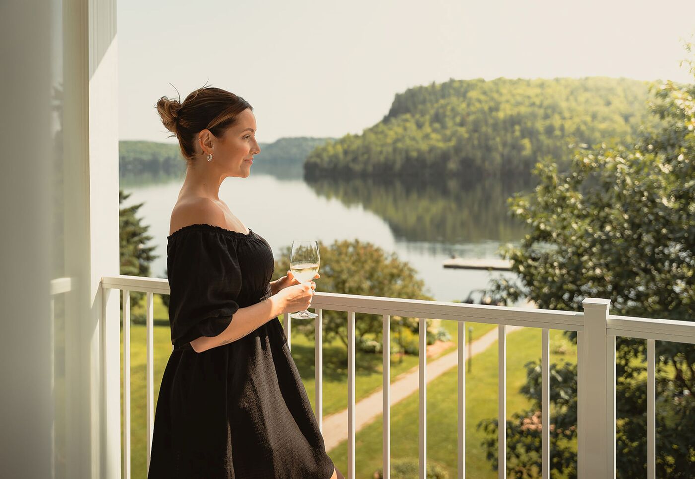 Auberge du Lac-à-l'Eau-Claire - Mauricie - view from the room