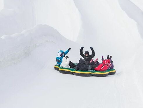 Auberge du Vieux Moulin Lanaudière snowtubing