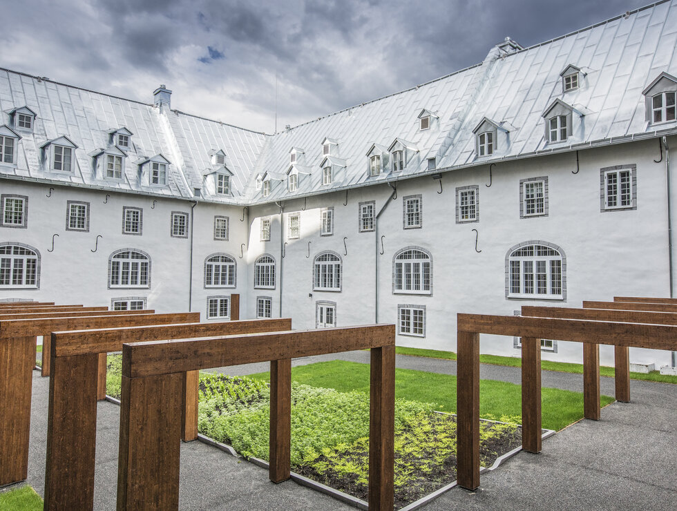 Le Monastère des Augustines - Vieux-Québec - Cour carrée