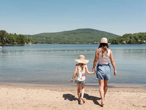 Entourage sur-le-Lac Resort Québec plage