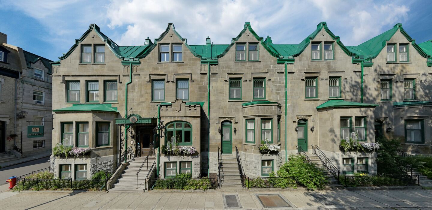 Hôtel Château Bellevue Québec - facade de nuit