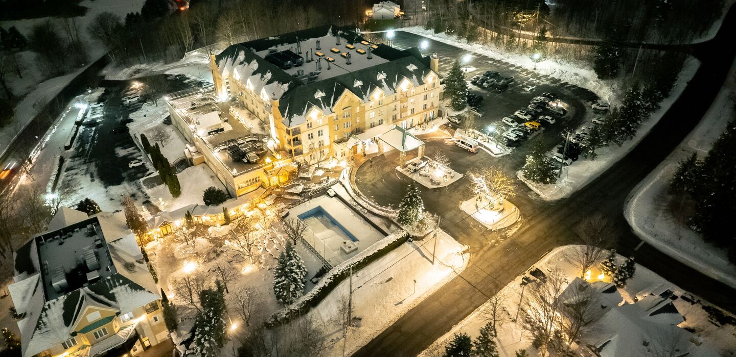 Hôtel Château-Bromont Cantons-de-l'Est hiver