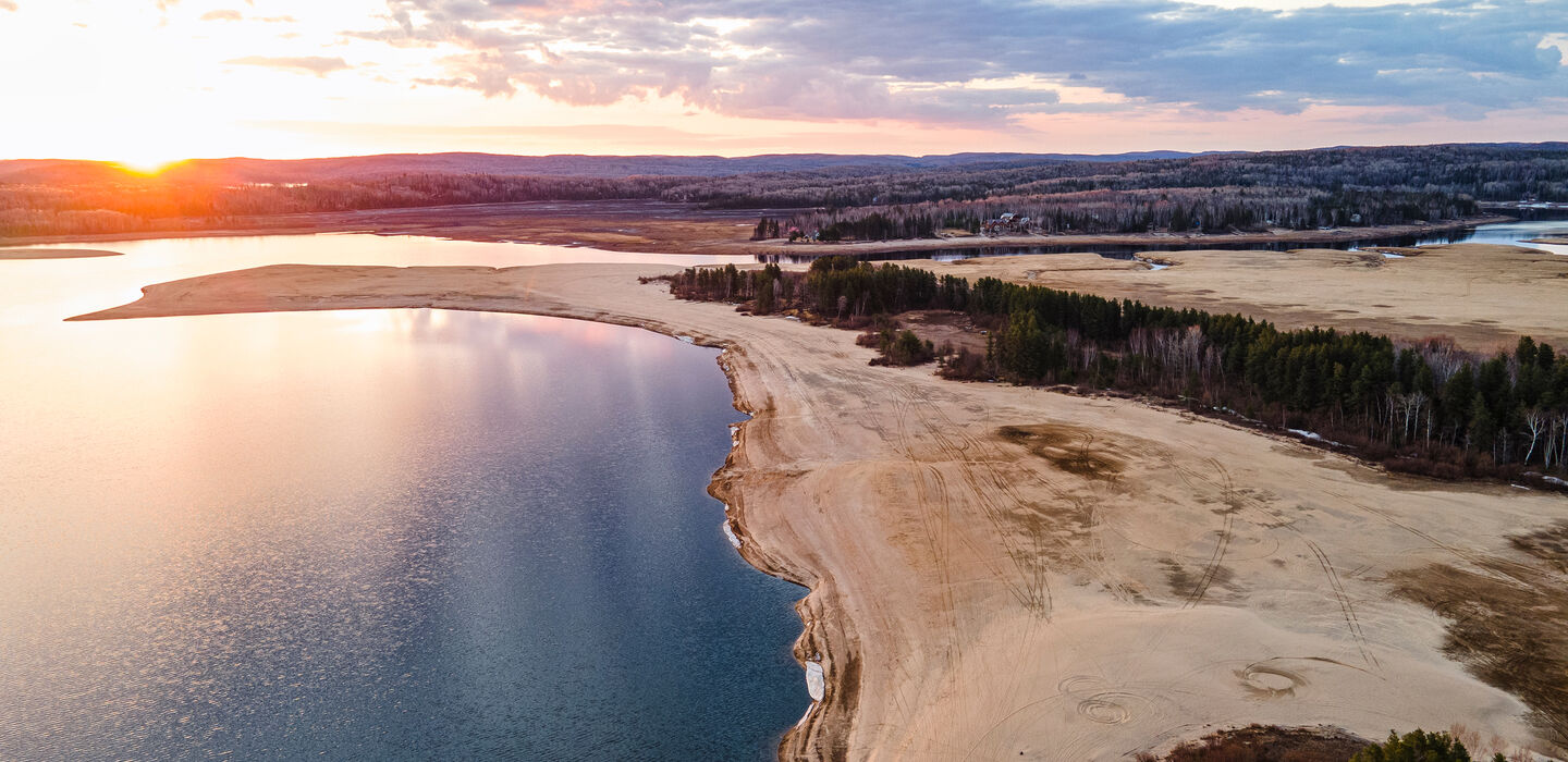 Auberge du Lac Taureau - Lanaudière - plage