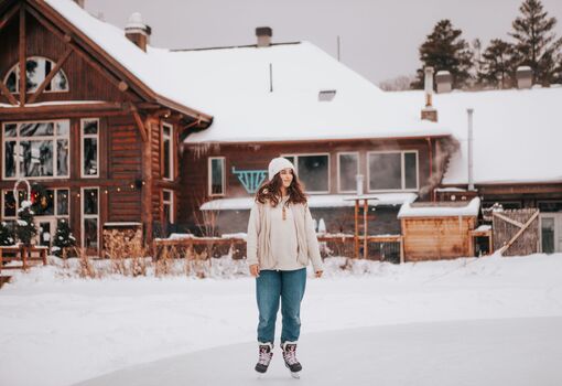 Auberge de Lac Taureau - Lanaudière - Plein air hiver - crédit @Camille Labonté