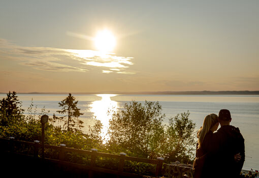 Hôtel-Cap-aux-Pierres - Charlevoix - Romantic sunset